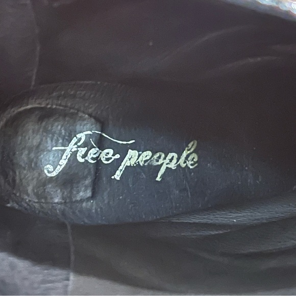 Free People Leather Lexi Heel Boots in Silver - Picture 15 of 16